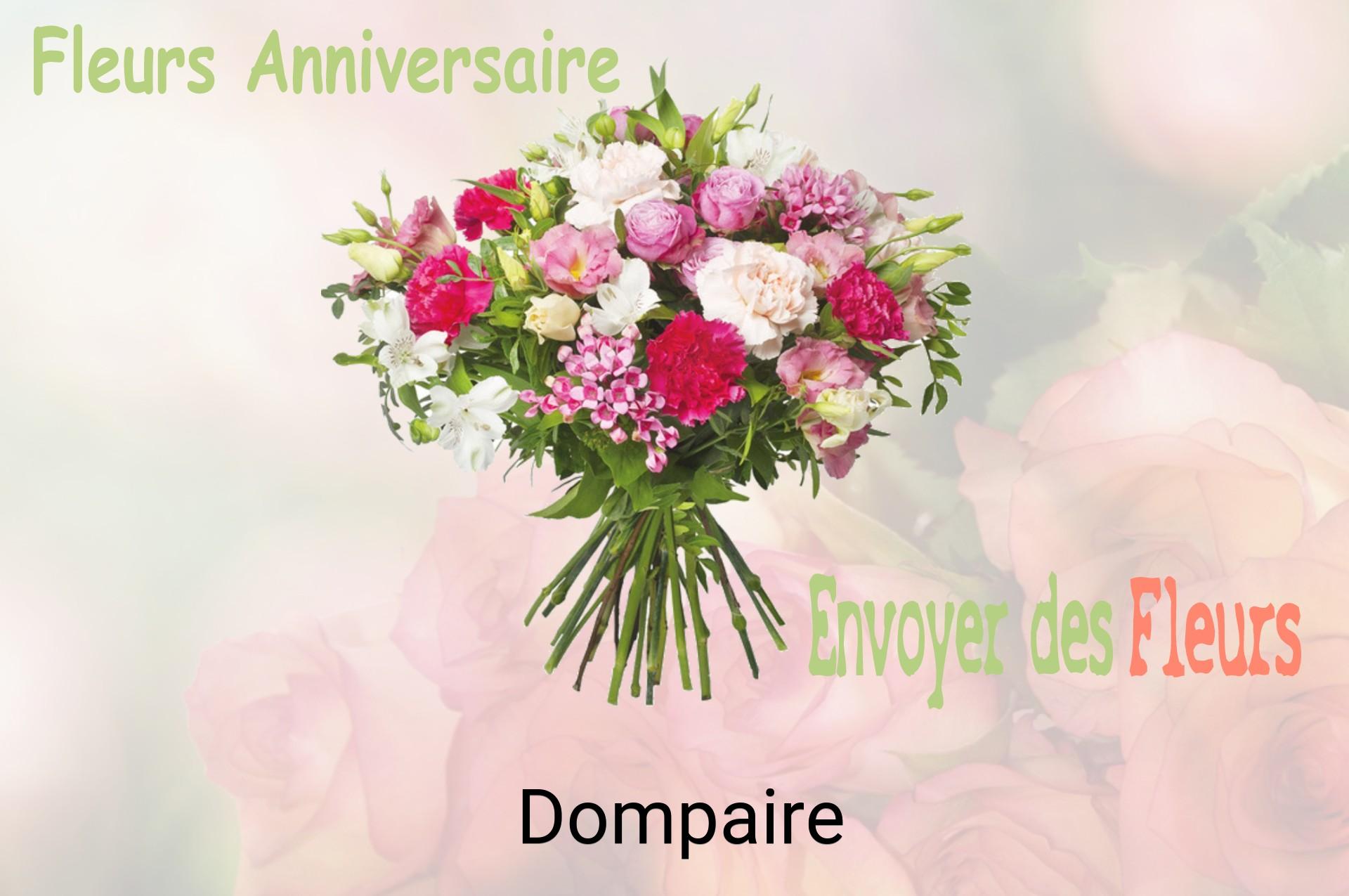 Bouquet de fleurs d’anniversaire livré à Dompaire