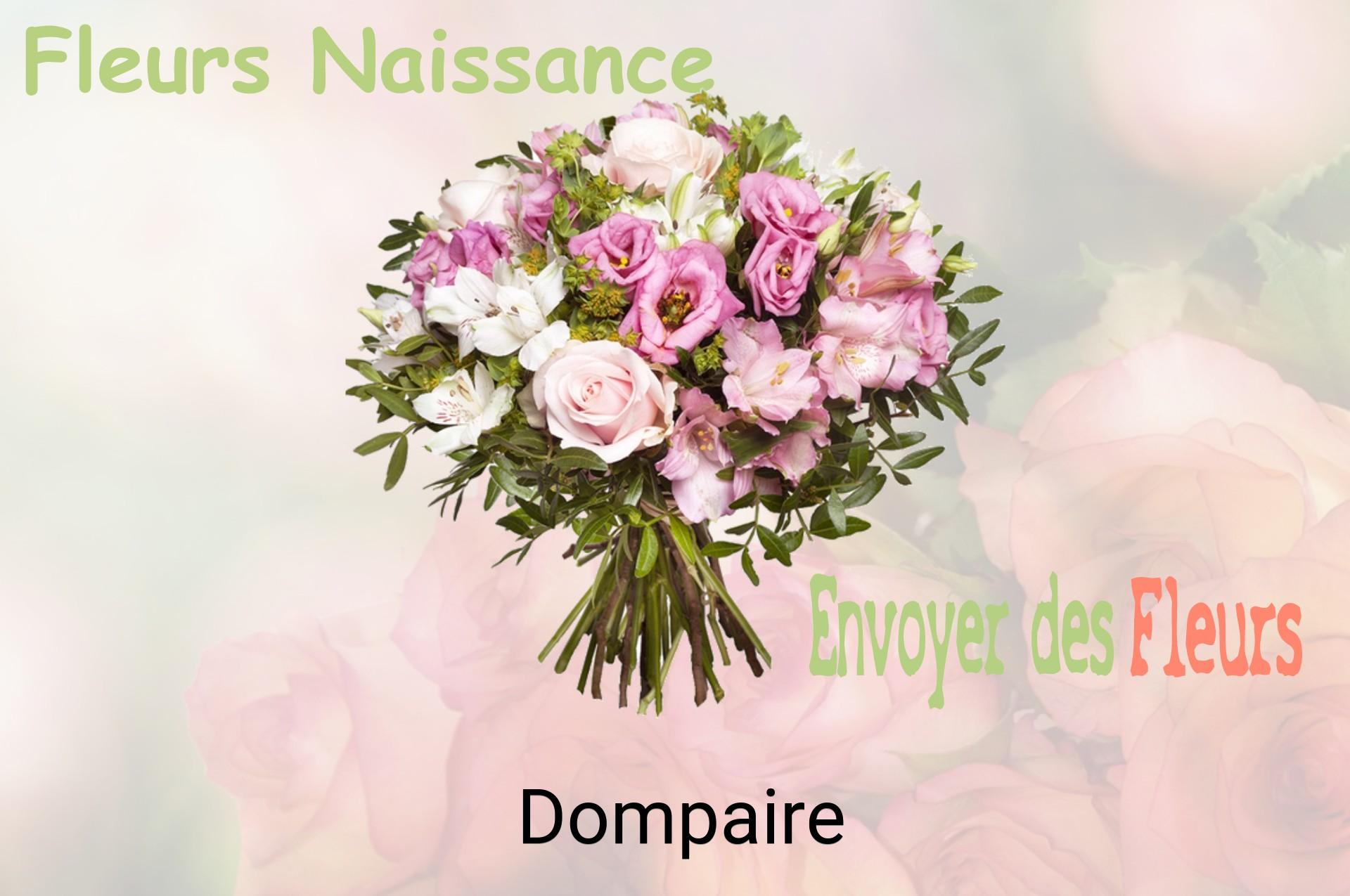 Bouquet de fleurs de naissance livré à Dompaire