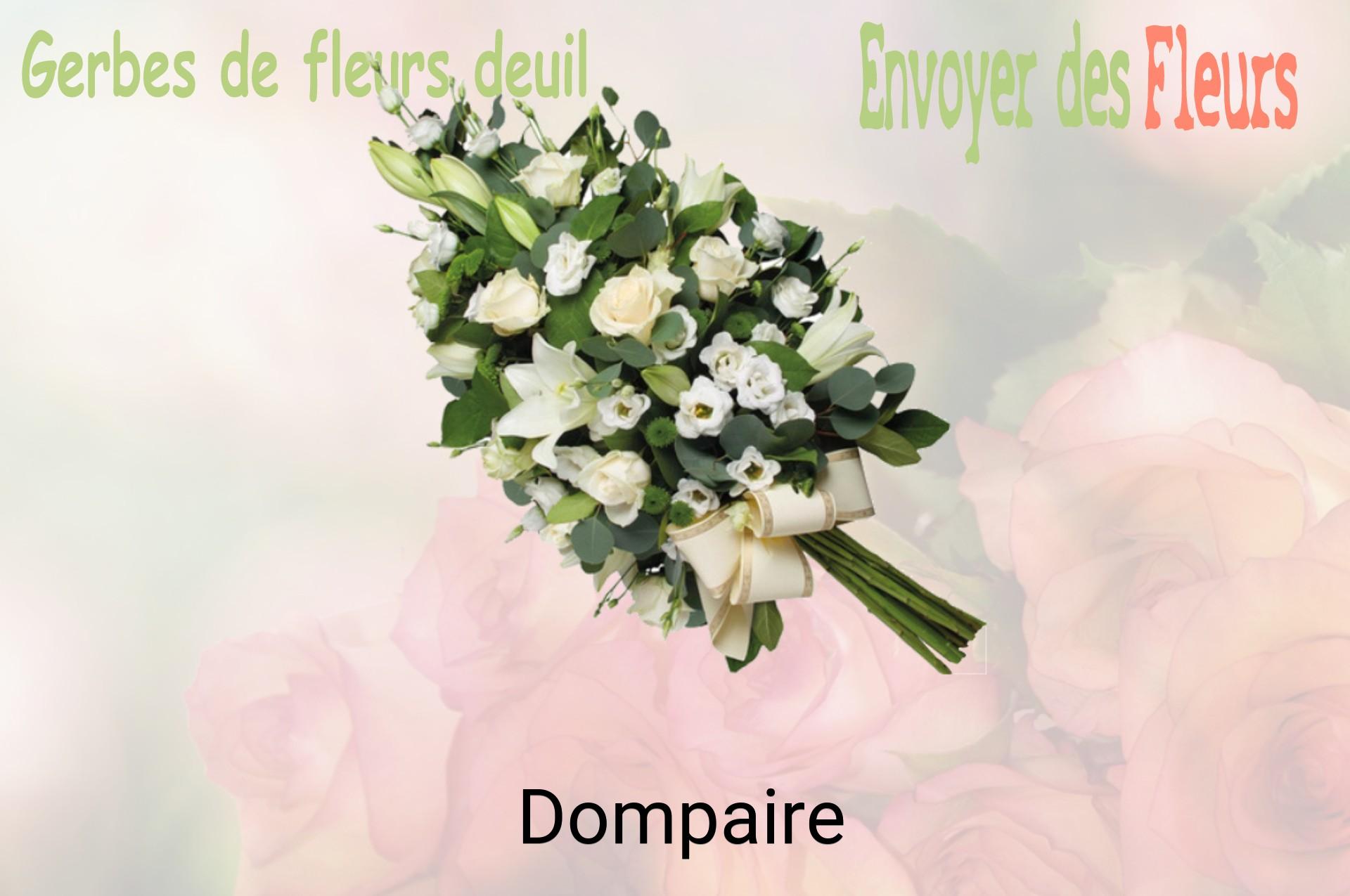 Gerbe de fleurs de deuil livrée à Dompaire
